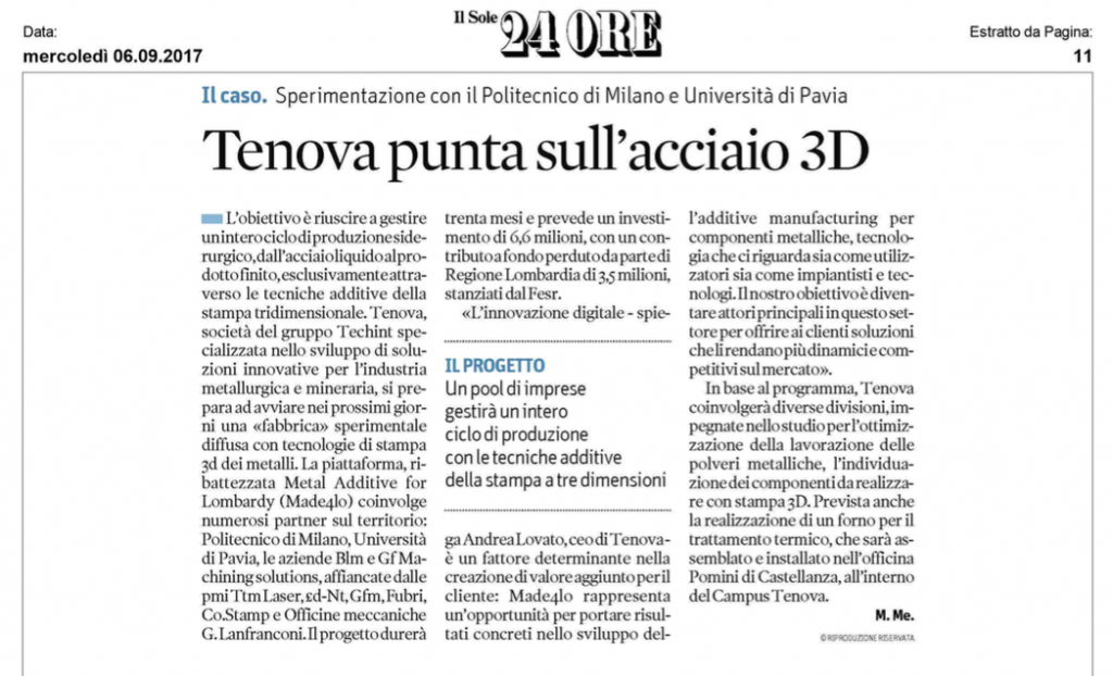 3DMetal_IlSole24Ore