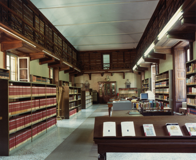 Sala Bibliografia della Biblioteca Universitaria di Pavia