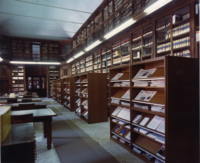 Sala di Lettura della Biblioteca Universitaria di Pavia