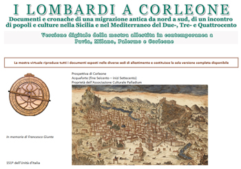 Visita la Mostra virtuale: Lombardi a Corleone
