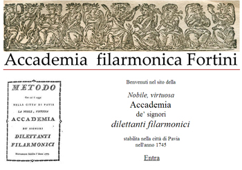 Visita la Mostra virtuale: Accademia Filarmonica Fortini