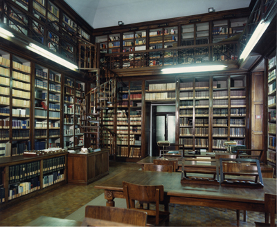 Sala Riservata della Biblioteca Universitaria di Pavia