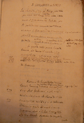 Biblioteca Universitaria di Pavia, Ticunesi 182/1, Girolamo Bossi, Notizie delle chiese e monasteri di Pavia, c. 2r