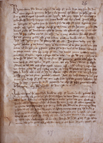 1284 novembre 24, Pisa; notaio ser Bartolomeo di ser Iacopo Carrai. Archivio di Stato di Pisa, Ospedali di Santa Chiara, n. 2071, c. 262r